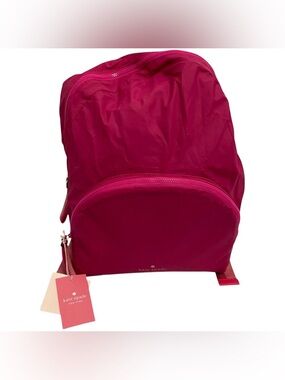 Kate Spade Solid Magenta Backpack
